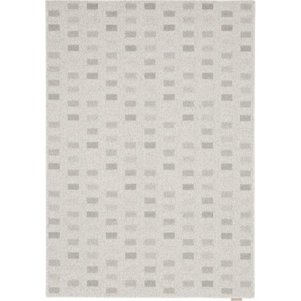 Tappeto in lana grigio chiaro 200x300 cm Amore - Agnella