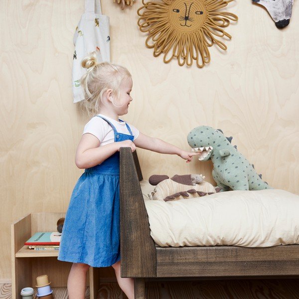 Sedia per bambini di colore naturale in rovere massiccio Arca – OYOY Mini-image-4
