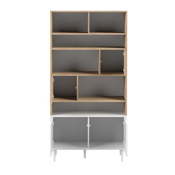 Biblioteca in rovere Horizon - TemaHome-image-2