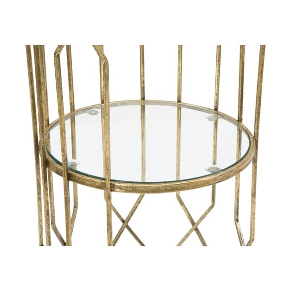 Tavolo rotondo con piano in vetro ø 35 cm Tunisi - Mauro Ferretti-image-2