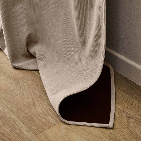 Tenda termoisolante marrone in velluto a coste 140x260 cm Madison – douceur d'intérieur-image-4