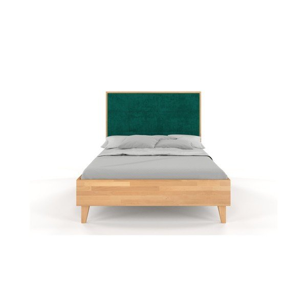 Letto matrimoniale in legno massiccio di faggio SKANDICA Frida, 200 x 200 cm - Skandica-image-1
