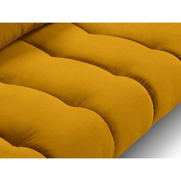 Divano in velluto giallo Octave - Interieurs 86-image-1