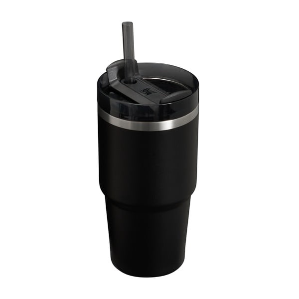Borraccia termica nera in acciaio inox 600 ml Quencher H2.0 FlowState Tumbler Black – Stanley-image-1