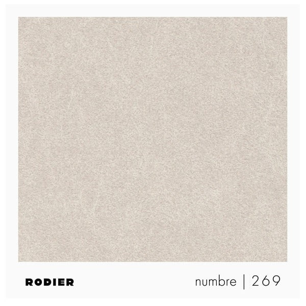 Divano beige rivestito in velluto 218 cm Baga – Rodier-image-3