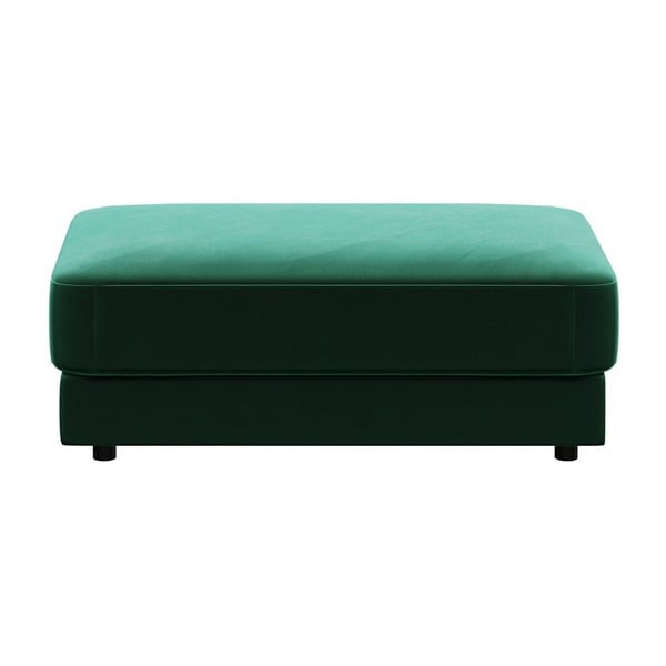 Pouf in velluto verde scuro Devichy , 112 x 60 cm Laure - devichy