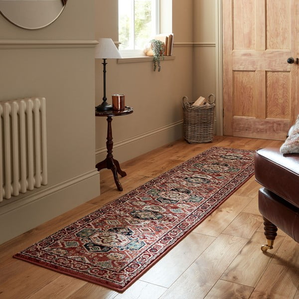 Passatoia rosso 60x230 cm Gillingham - Flair Rugs-image-1