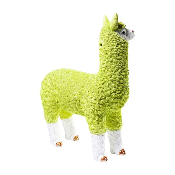 Borsa in alpaca verde lime Llama, 62 cm - Kare Design