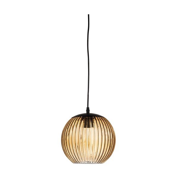 Lampadario LED marrone in vetro ø 23 cm Sybia – Bloomingville