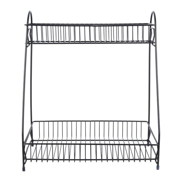 Scaffale da cucina in metallo nero con 2 ripiani Tidy - PT LIVING-image-2