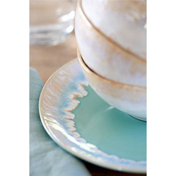Piatto da dolce turchese in gres ø 22 cm Taormina – Casafina-image-1