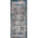 Passatoia blu lavabile 80x300 cm Abstract Colors Blue – Vitaus