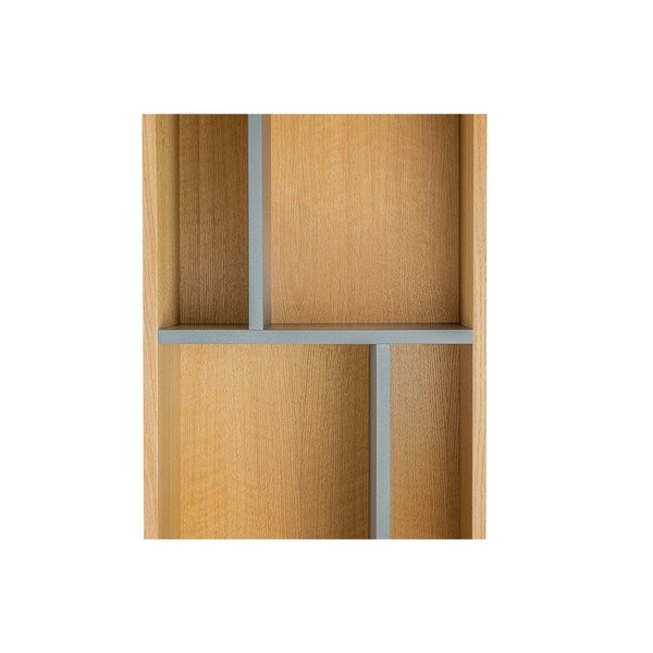 Libreria grigia in rovere 45x185 cm AbbeyWood - Woodman-image-2