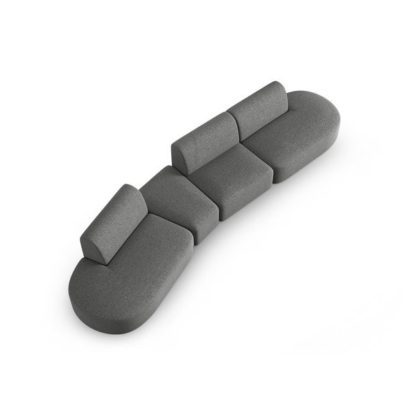 Divano grigio 412 cm Shane - Micadoni Home-image-2