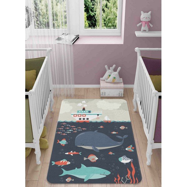 Tappeto per bambini 80x140 cm Happy Sails - Oyo Concept-image-1