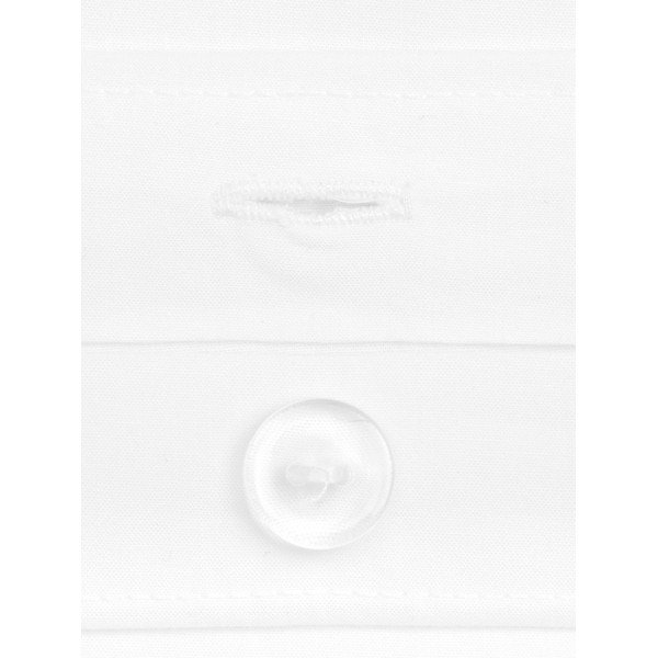 Federa decorativa bianca in percalle di cotone , 40 x 80 cm - Westwing Collection-image-3