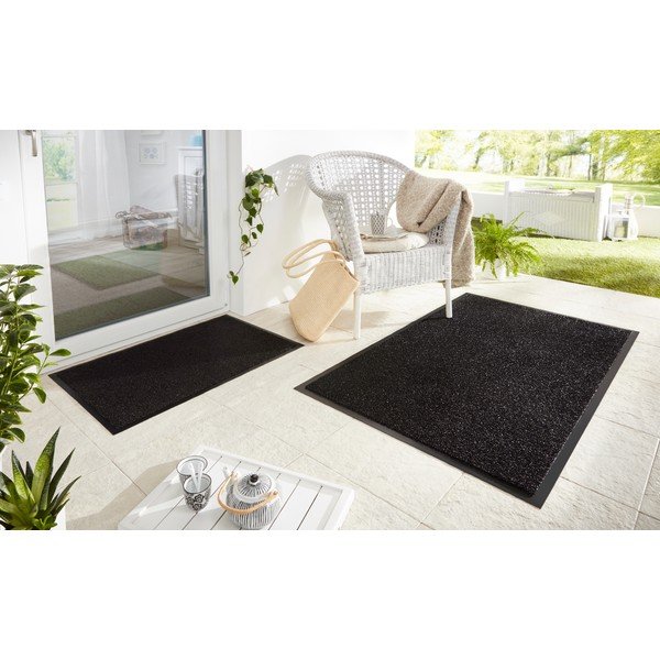 Tappeto nero per esterni, 60 x 90 cm Garden Brush - Hanse Home-image-1