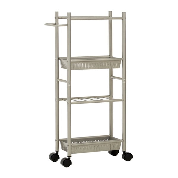 Tavolino da servizio in metallo su ruote 16x40 cm Dara – Premier Housewares-image-3