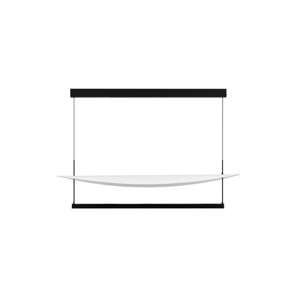 Lampadario LED bianco/nero opaco in alluminio con intensità regolabile Diona – Nova Luce