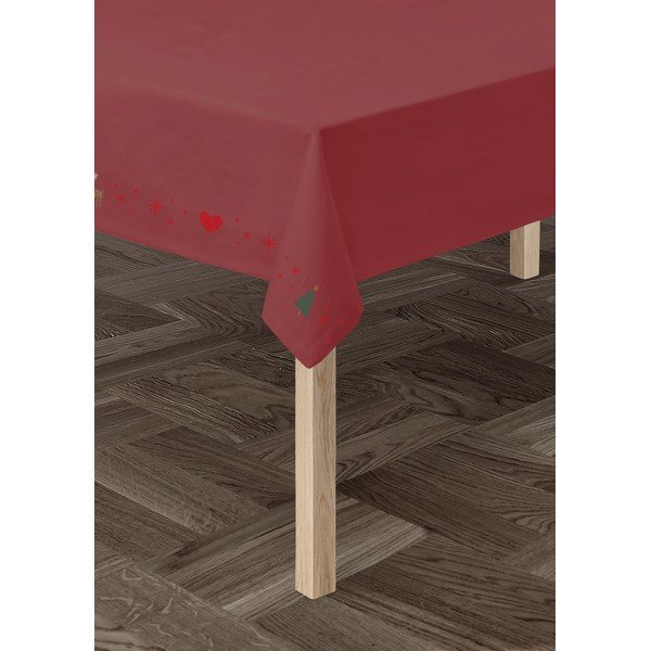 Tovaglia in misto cotone a tema natalizio 150x270 cm Christmas Fable – JUNA-image-4