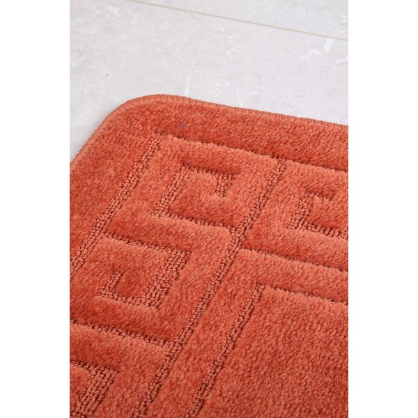 Tappetini da bagno arancioni in set da 2 pezzi Ethnic - Foutastic-image-2