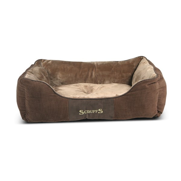 Letto per cani in peluche marrone 60x75 cm Scruffs Chester L - Plaček Pet Products