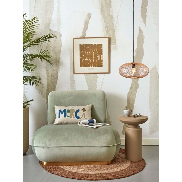 Lampada a sospensione con paralume in bambù in bronzo ø 40 cm Cango - Good&Mojo-image-3