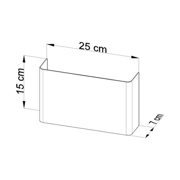 Lampada da parete bianca Cuberta - Sollux-image-2