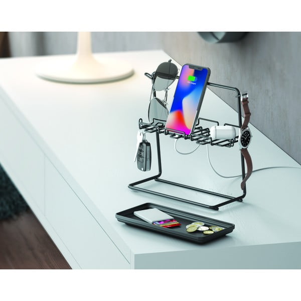 Organizzatore per ufficio nero My Pocket - Metaltex-image-1