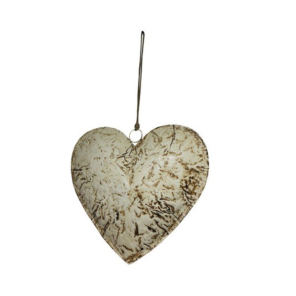 Decorazione da appendere a forma di cuore Beige - Antic Line