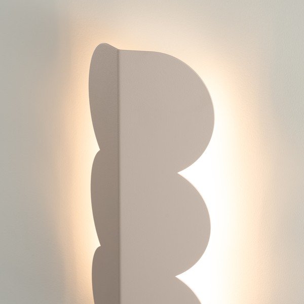 Lampada da parete grigio tortora in alluminio BISCUIT – Thoro-image-3
