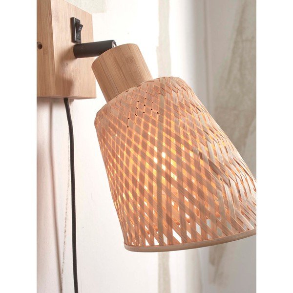 Lampada da parete in colore naturale ø 15 cm Java - Good&Mojo-image-4