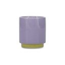 Tazzina verde/viola in gres 130 ml Duo – ONA