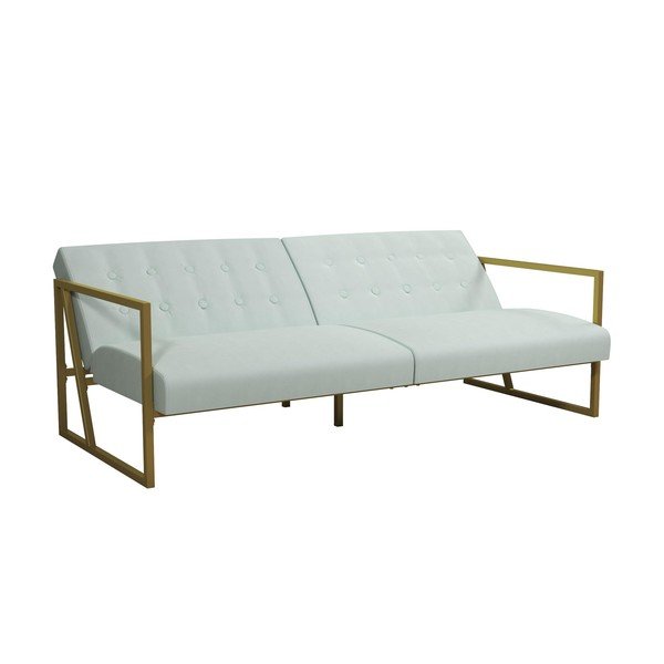Divano bianco con rivestimento in velluto 185 cm Lexington – Støraa-image-3