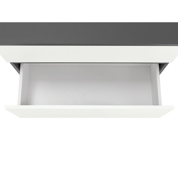Mobile bianco-antracite per lavabo 80x55 cm Wisla - Støraa-image-4