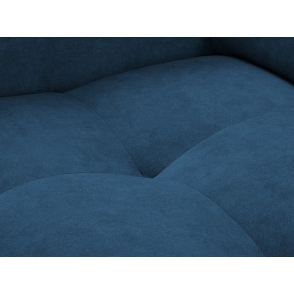Divano in velluto blu 234 cm Nico - Milo Casa-image-1