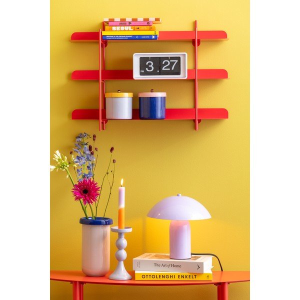 Mensola rossa in metallo con ripiani multipli 60 cm Cool Retro – PT LIVING-image-1