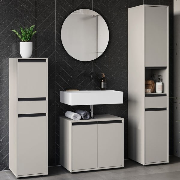 Set da bagno grigio Lemont - Germania-image-3
