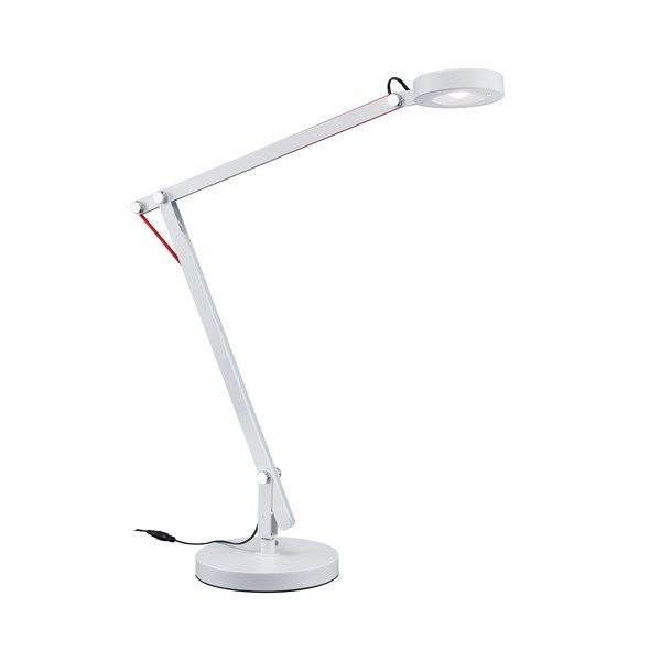 Lampada da tavolo LED bianca con struttura flessibile (altezza totale 90 cm) Amsterdam – Trio