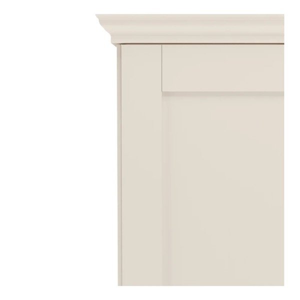Armadietto beige opaco 122x130x35 cm Binz – Støraa-image-4