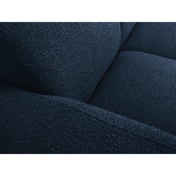 Divano bouclé blu scuro 235 cm Molino - Micadoni Home-image-1
