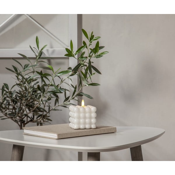 Candela LED a cera bianca Dot, altezza 9,5 cm Flamme - Star Trading-image-2