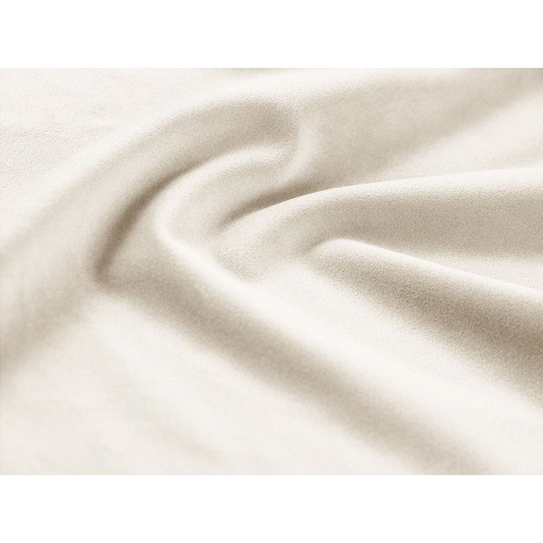 Divano angolare componibile color crema (con penisola a destra/con chaise lounge) con rivestimento in velluto Jodie – Micadoni -image-4