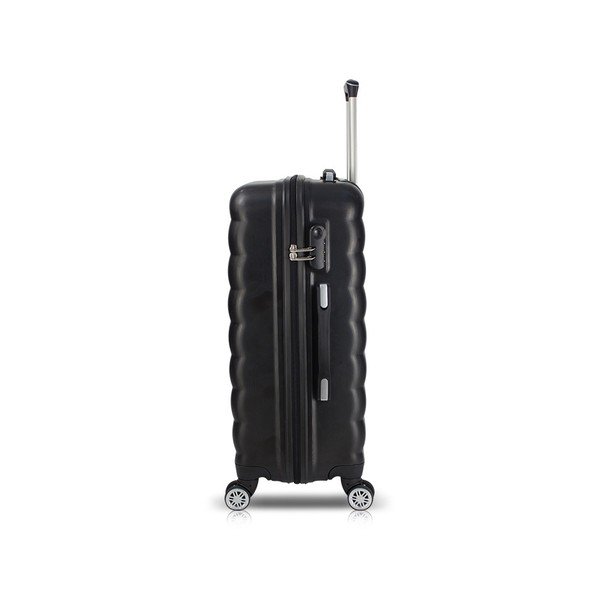 Set di valigie da viaggio nere su ruote con porta USB e valigia a mano My Valice RESSNO MU & M - Myvalice-image-2