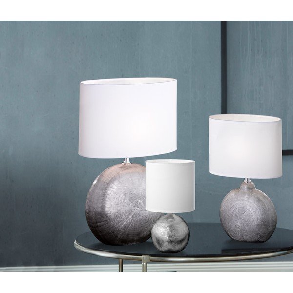 Bílá stolní lampa Fischer & Honsel Foro, výška 53 cm-image-3