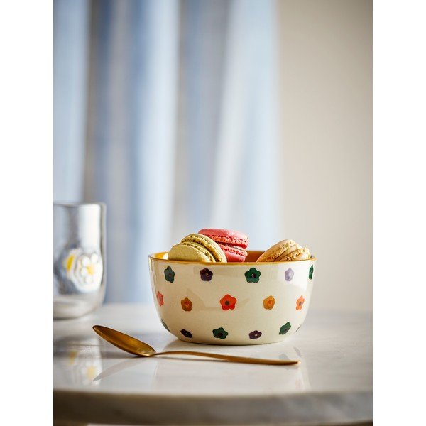 Ciotola per bambini beige in gres ø 12 cm Addy – Bloomingville Mini-image-1