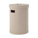 Cesta per il bucato beige in finta pelle 67,5 l Sahla M – Blomus