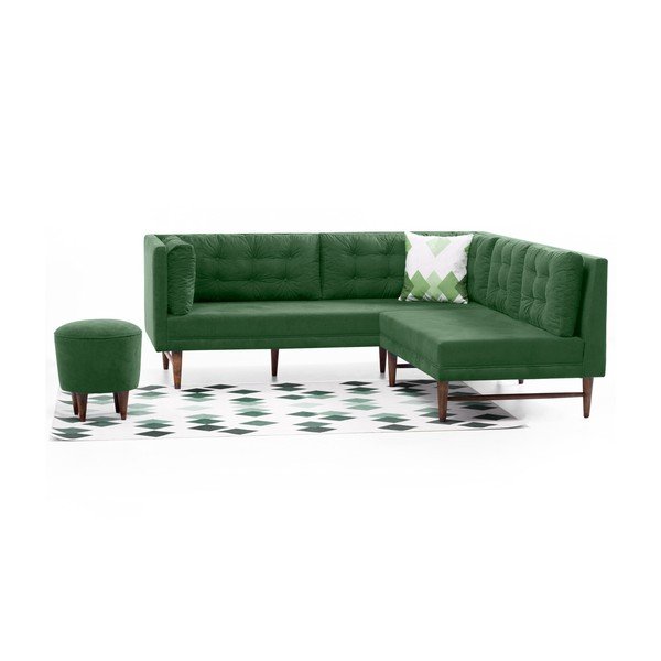 Divano angolare verde Barbara - Balcab Home-image-2