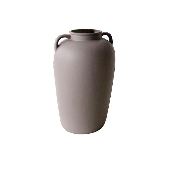 Vaso in ceramica grigio/marrone Pottle - Rulina