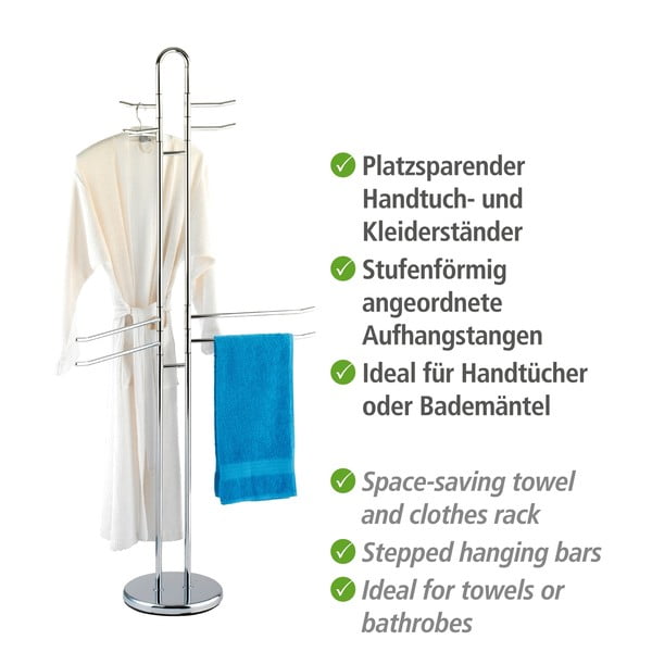 Portasciugamani in acciaio Palermo - Wenko-image-4